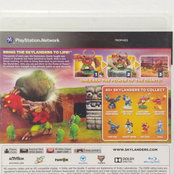 *SOLD* 10 Skylanders Giants (Sony PlayStation 3) 5320E1M - Picture 4 of 9